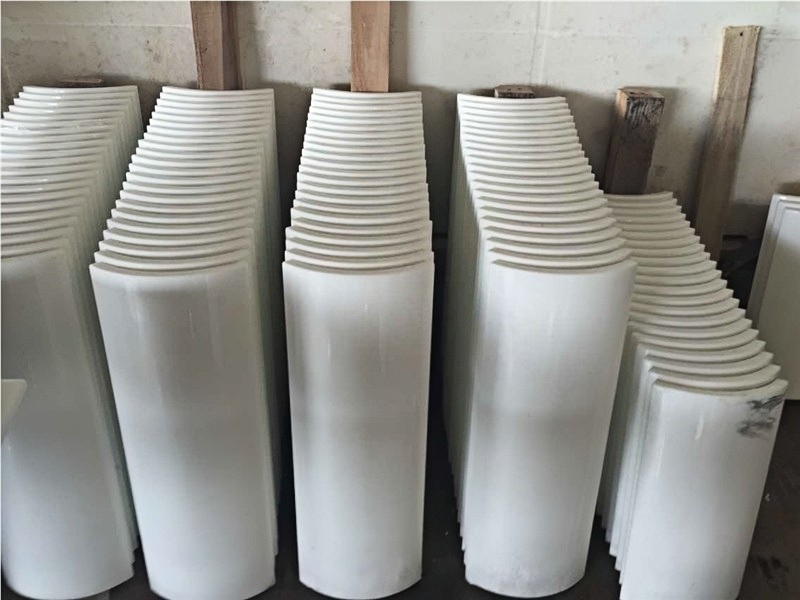 White Nano Crystallized Columns high quality